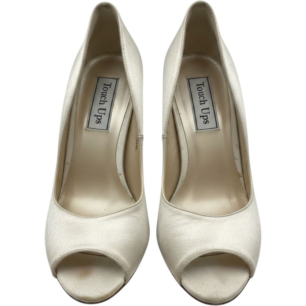 Touch Ups‎ Women's Cream Peep Toe Heels